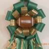 12" Single BOW Garter w/ Football
Green & Gold