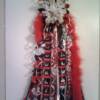 Single DELUXE Mum Red/Black/Silver
w/Bear Parts & Flower Garland